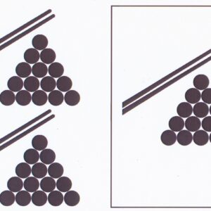 a5 monochrome decoupage sheet snooker