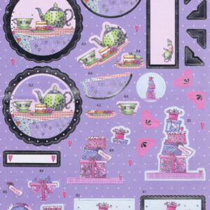 anita's foiled decoupage sweets & treats.