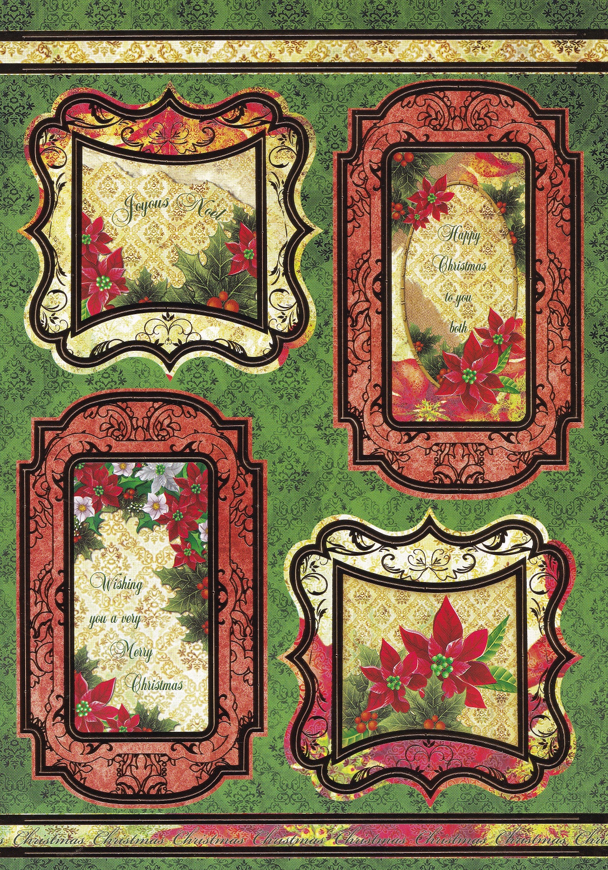 art & craft direct perfect poinsettias toppers