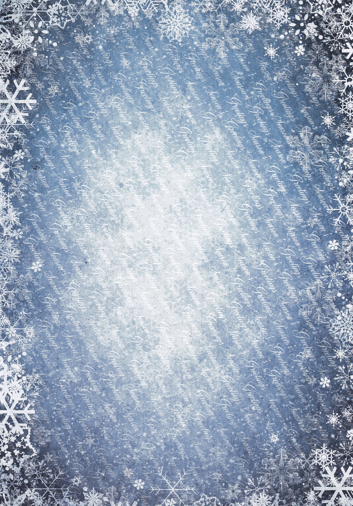 art & craft direct snowfall toppers & background card