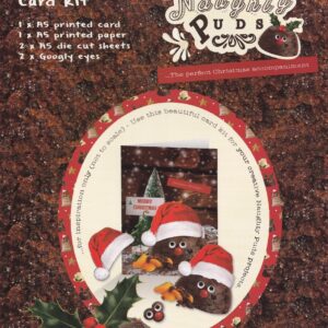 avec naughty puds a5 decoupage card kit