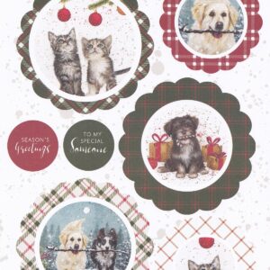 bree merryn christmas friends topper sheet