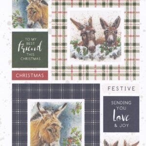 bree merryn christmas friends topper sheet