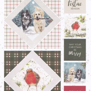 bree merryn christmas friends topper sheet