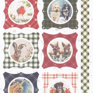 bree merryn christmas friends topper sheet