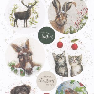 bree merryn christmas friends topper sheet