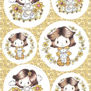 buzzcraft my little friends toppers & background card