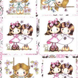 buzzcraft my little friends toppers & background card swing time