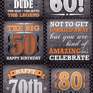 buzzcraft forty more years toppers & background card