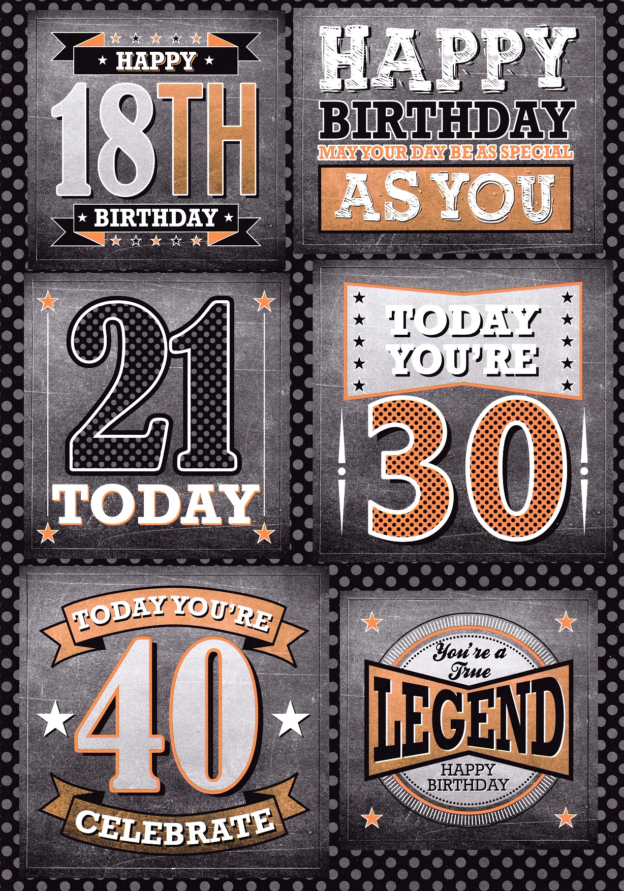 buzzcraft forty years celebration toppers & background card