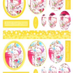 buzzcraft fairy doodles oval stackers decoupage
