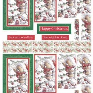 buzzcraft the bear essentials twisters decoupage sheet