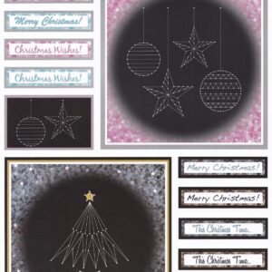 cardcraft plus paper fun enchanting embroidery seasonal stitch topper sheet
