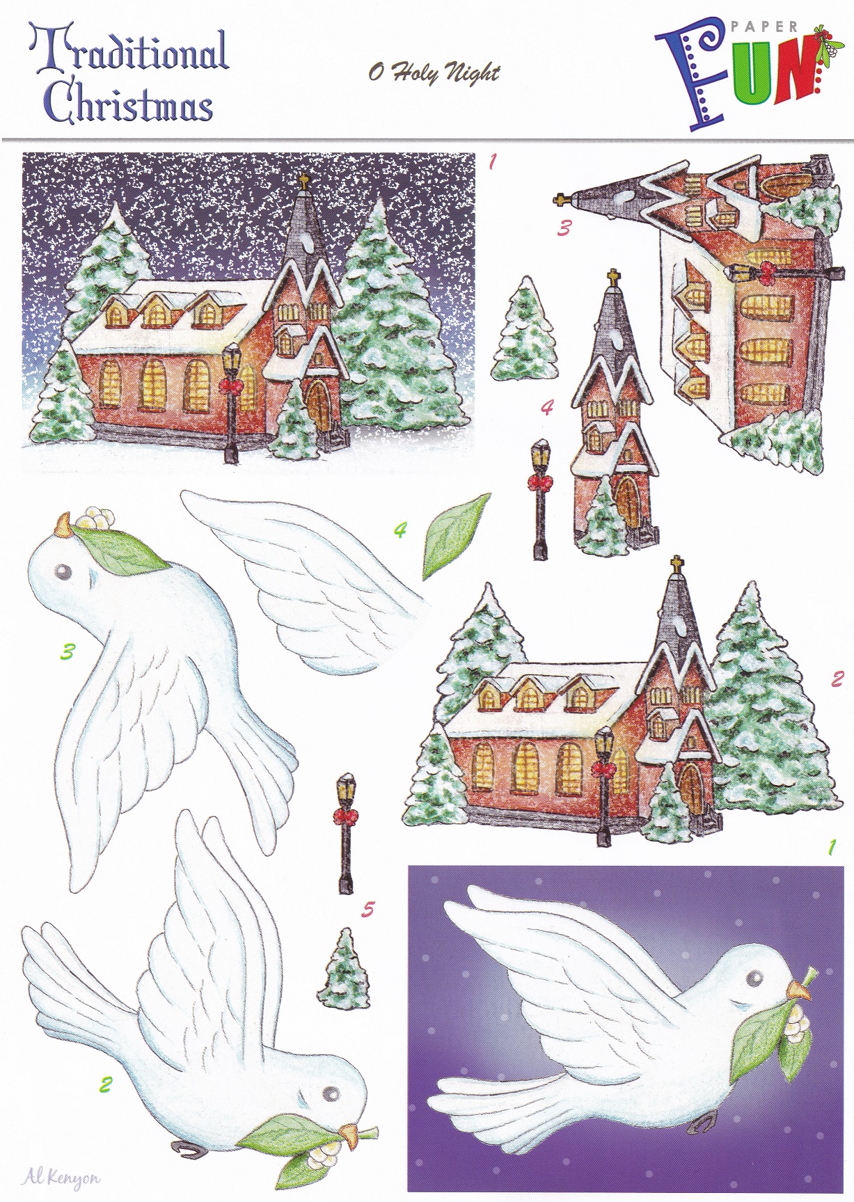 cardcraft plus paper fun traditional christmas o holy night decoupage sheet