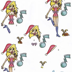 cardcraft plus tipsy adults decoupage sheet karaoke queen