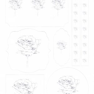 kanban colour your own topper sheet roses