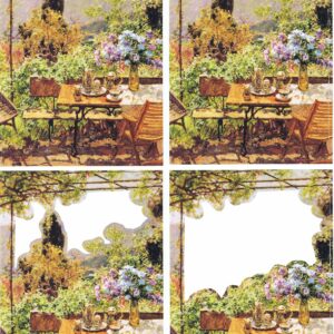 countryside decoupage afternoon tea decoupage sheet