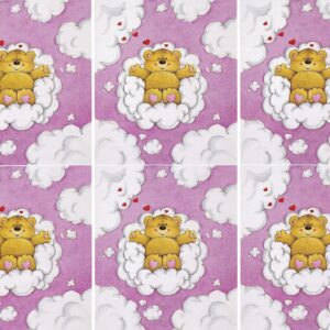 craft creations a4 valentines cloud bear topper sheet
