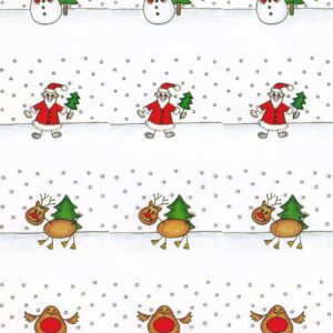craft creations ltd snowman patterned christmas background paper