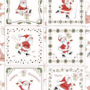 craft creations ltd santa selection topper sheet