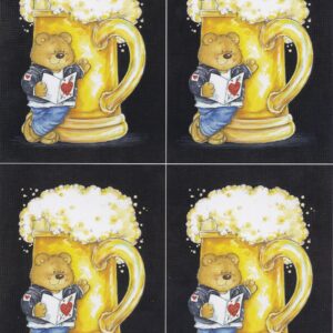 craft creations valentines teddy topper sheet