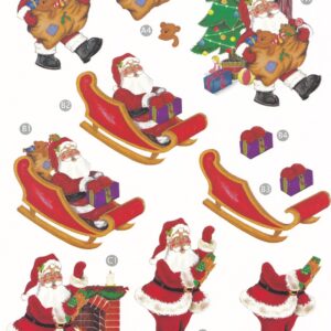 craft uk a4 christmas 3d decoupage sheet