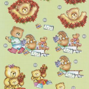 craft uk a4 christmas 3d decoupage sheet