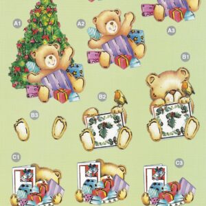 craft uk a4 christmas 3d decoupage sheet