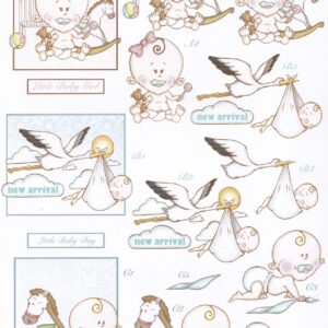 craft uk new arrival a4 decoupage sheet