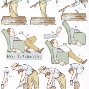 craft uk a4 decoupage sheet fathers day