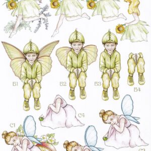 craft uk a4 decoupage sheet forever fairies