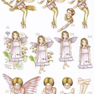 craft uk a4 decoupage sheet forever fairies