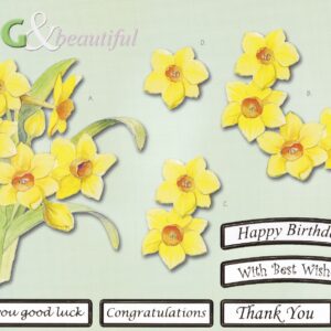 craft uk big & beautiful decoupage sheet