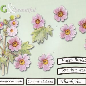 craft uk big & beautiful decoupage sheet
