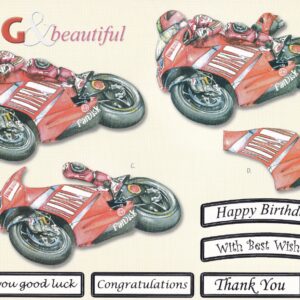 craft uk big & beautiful decoupage sheet