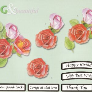 craft uk big & beautiful decoupage sheet