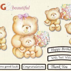 craft uk big & beautiful decoupage sheet