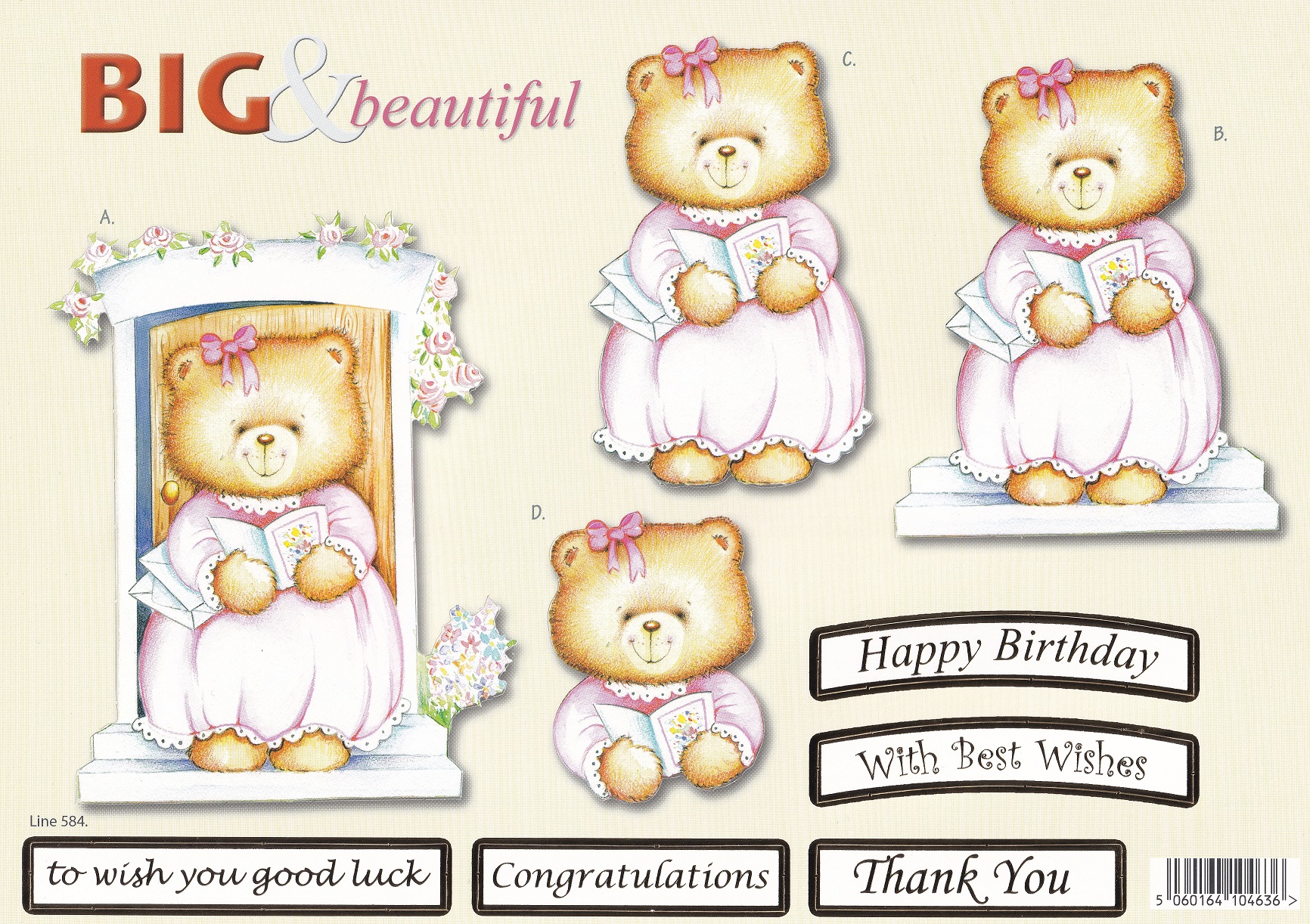 craft uk big & beautiful decoupage