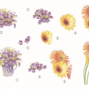 create & craft 3d floral decoupage (bouquet & sunflowers)