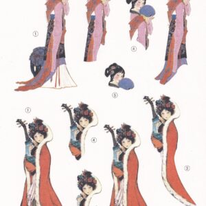 create & craft oriental lady 3d decoupage sheet