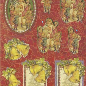 create & craft a4 christmas 3d decoupage carolers