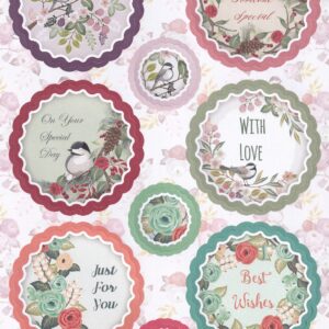 create & craft bird song topper sheet