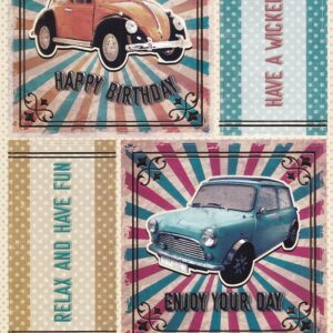 create & craft birthday celebrations a4 topper sheet