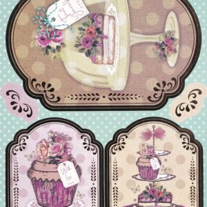 create & craft birthday celebrations a4 topper sheet