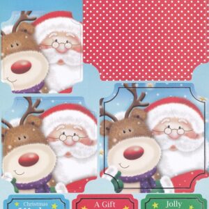 create & craft cute christmas collection a4 topper sheet