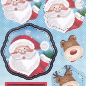 create & craft cute christmas collection a4 topper sheet