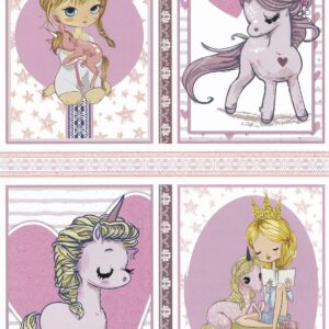 create & craft magical unicorns topper sheet