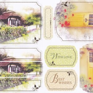 create & craft photographic a4 decoupage sheet