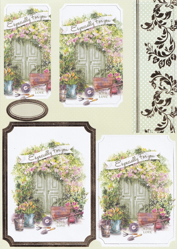 create & craft traditional a4 decoupage sheet