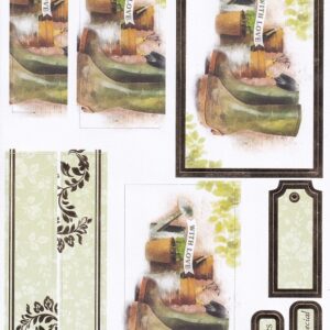 create & craft traditional a4 decoupage sheet